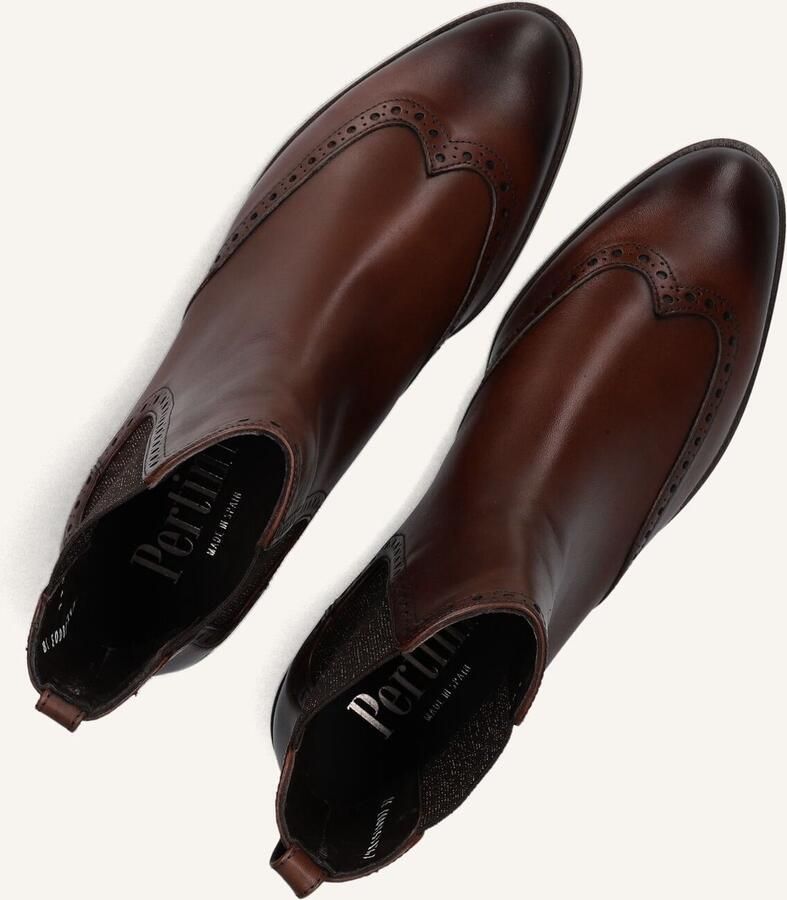 PERTINI Enkellaarsjes Dames 32519 Maat: 37 5 Materiaal: Leer Kleur: Zwart - Foto 7