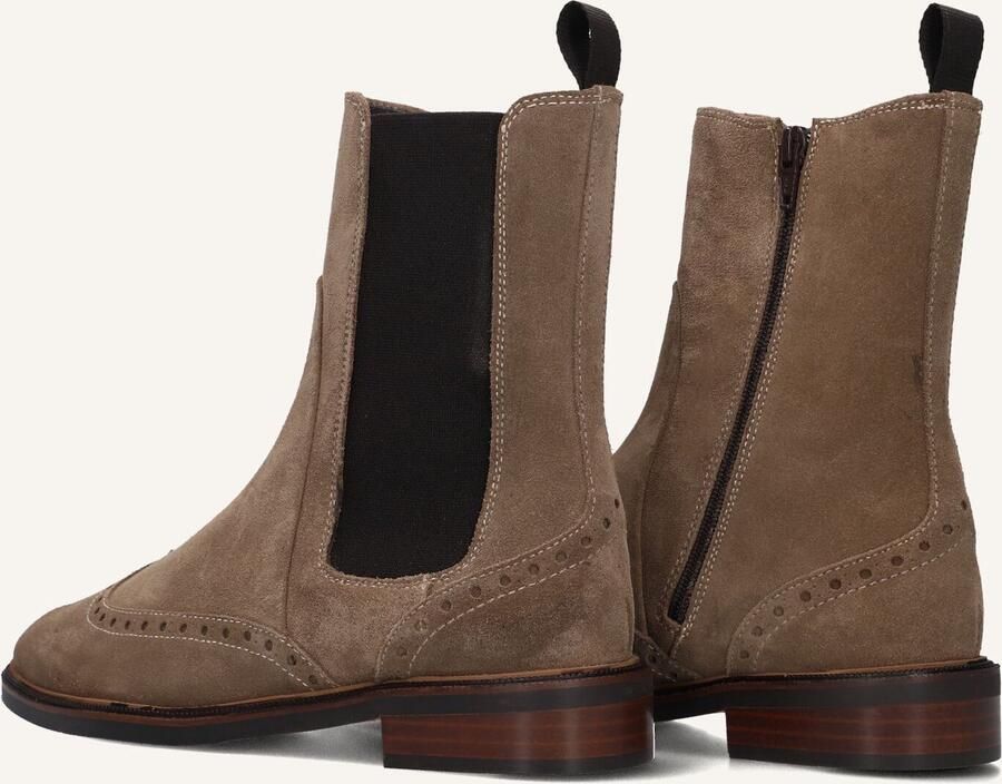 PERTINI Chelsea Boots Dames 32068 Maat: 39 Materiaal: Suède Kleur: Taupe - Foto 3