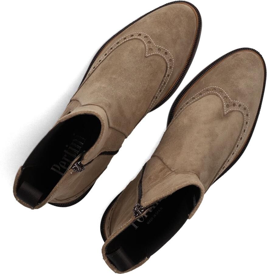 PERTINI Chelsea Boots Dames 32068 39 5 Leer Bruin
