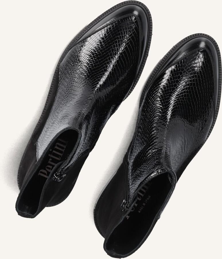 PERTINI Enkellaarsjes Dames 32848 Maat: 41 5 Materiaal: Leer Kleur: Zwart - Foto 2