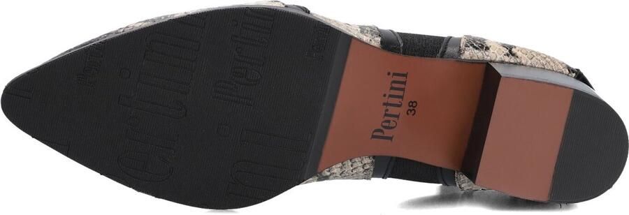 PERTINI Chelsea Boots Dames 33028 39 5 Leer Zwart - Foto 6