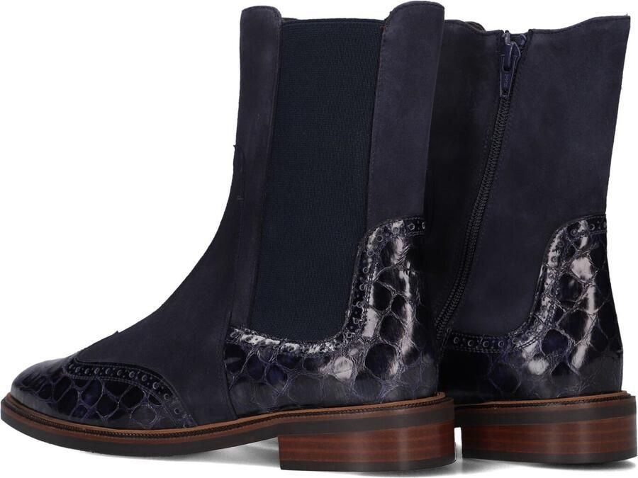 PERTINI Chelsea Boots Dames 33063 38 5 Suède Blauw - Foto 2