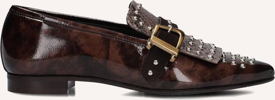 PERTINI Loafers Dames 33065 Maat: 39 Materiaal: Lakleer Kleur: Bruin - Foto 2