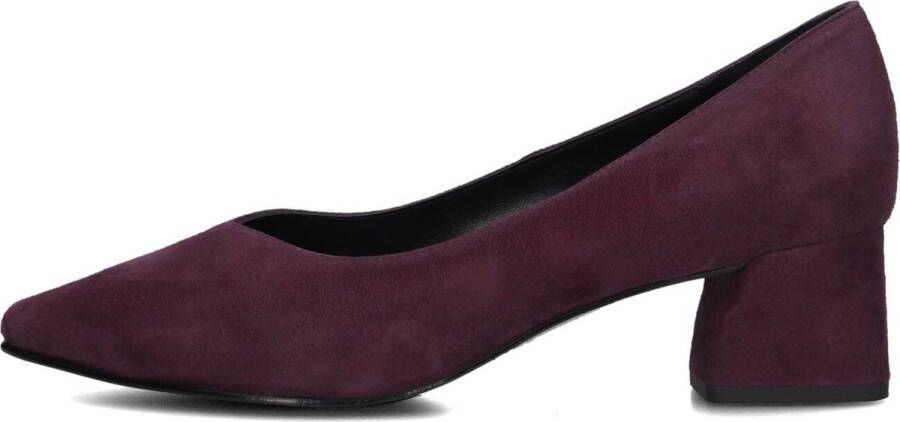 Peter Kaiser Dames Pumps Damesschoenen Suède Blokhak hoogte 48401 Paars + - Foto 2