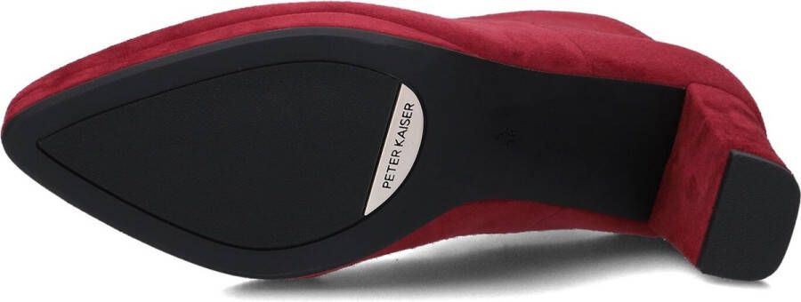 PETER KAISER Enkellaarsjes Dames 75321 Maat: 37 5 Materiaal: Suède Kleur: Rood - Foto 3