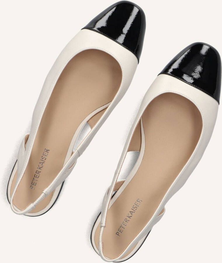 PETER KAISER Slingbacks Dames 79440 Maat: 40 Materiaal: Leer Kleur: Wit - Foto 2
