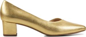 Peter Kaiser Dames Pumps Damesschoenen Leer hoogte 4 cm Biela met Goud