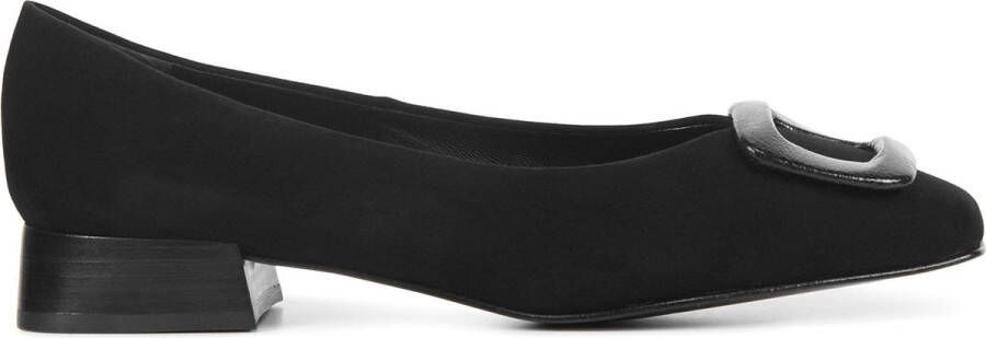 Peter Kaiser Dames Pumps Damesschoenen Suède Blokhak hoogte 32423 Zwart +