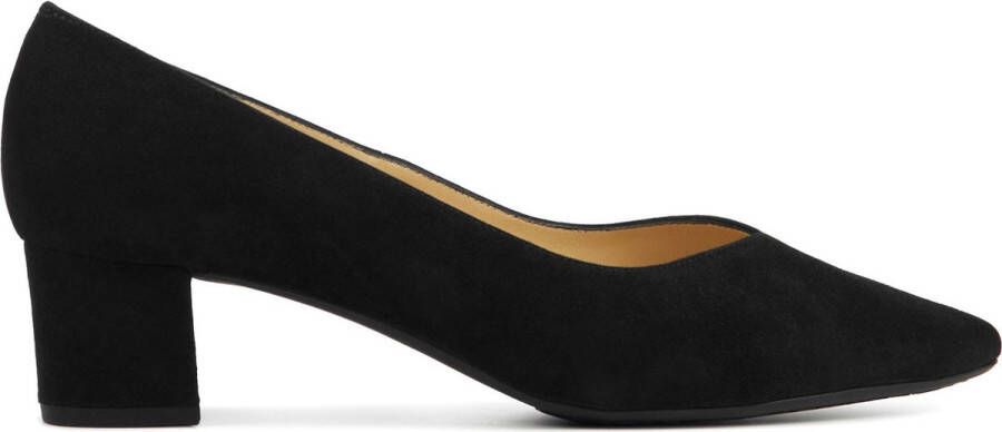 Peter Kaiser Dames Pumps Damesschoenen Suède Blokhak hoogte 4 cm 41111 Zwart