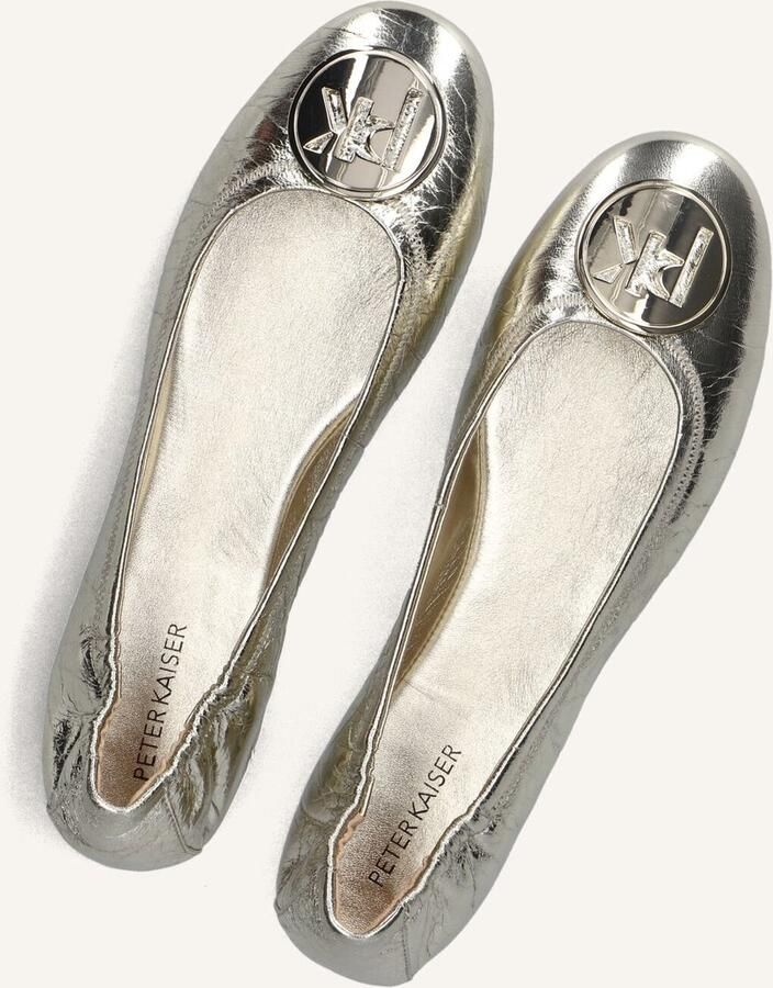 PETER KAISER Ballerina Dames 72140 Maat: 38 Materiaal: Leer Kleur: Goud - Foto 2