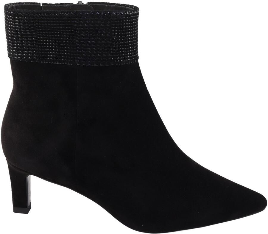 Peter Kaiser 75338 Enkellaarzen Vrouwen zwart nubuck suede