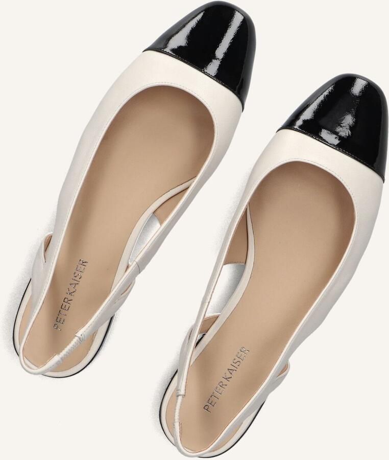 PETER KAISER Slingbacks Dames 79440 Maat: 40 Materiaal: Leer Kleur: Wit - Foto 3