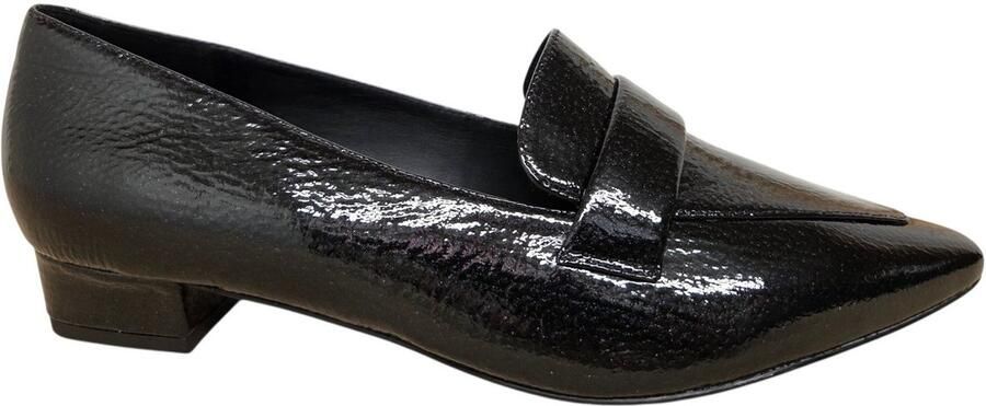 Peter Kaiser Black Instappers Zwart Lak Dames Zwart