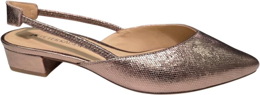 PETER KAISER Slingbacks Dames 79443 Maat: 38 Materiaal: Textiel Kleur: Brons - Foto 6