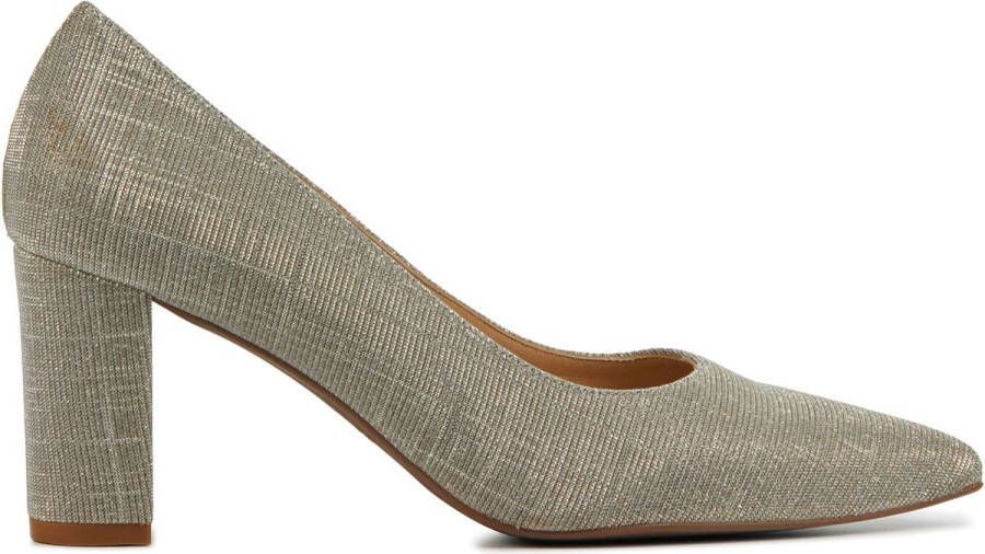 Peter Kaiser Pumps Stiletto Dames Damesschoenen Canvas hoogte 8 cm Jaane glitter Goud