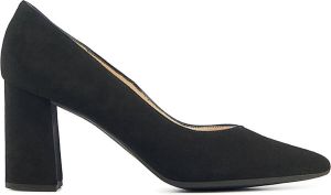 Peter Kaiser Pumps Stiletto Dames Damesschoenen Suède Blokhak hoogte 7 cm 77911 Zwart