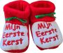 Petit Villain Slofjes Mijn eerste kerst (newborn) - Thumbnail 1