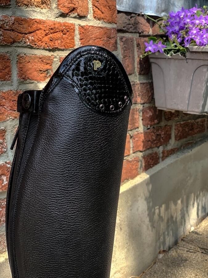 Petrie Rijlaarzen Petrie Rijlaars Luca Black Black 39 Calf: W Paardrijlaarzen