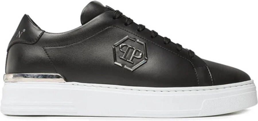 Philipp Plein Stijlvolle Katoenmix Sneakers voor Heren Zwart Heren