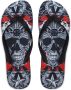 Philipp Plein Comfortabele Synthetische Rubberen Flip Flops Black - Thumbnail 1
