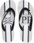 Philipp Plein Lente Zomer Unisex Synthetische Flip Flops Gray Unisex - Thumbnail 1