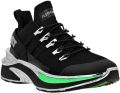 Plein Sport Sneakers laag 'Chrome Surfer' groen zwart - Zwart