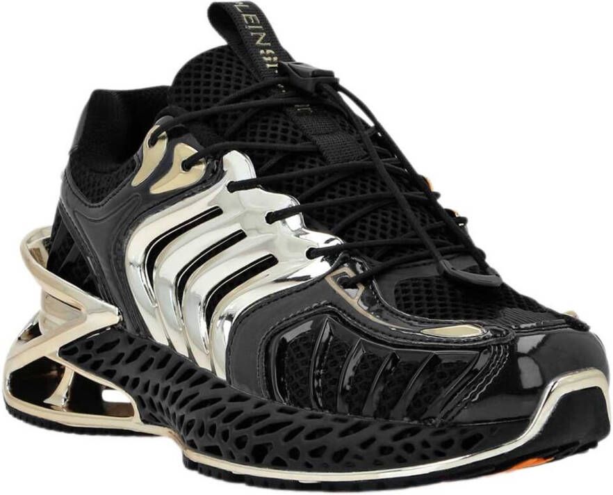 Plein Sport Zwart Goud Thunder Stroke Gen X 02 Sneaker Black Heren