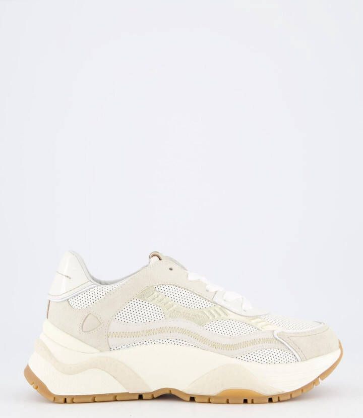 Philippe Model Low-Top Sneakers Sneaker aus Materialmix in wit