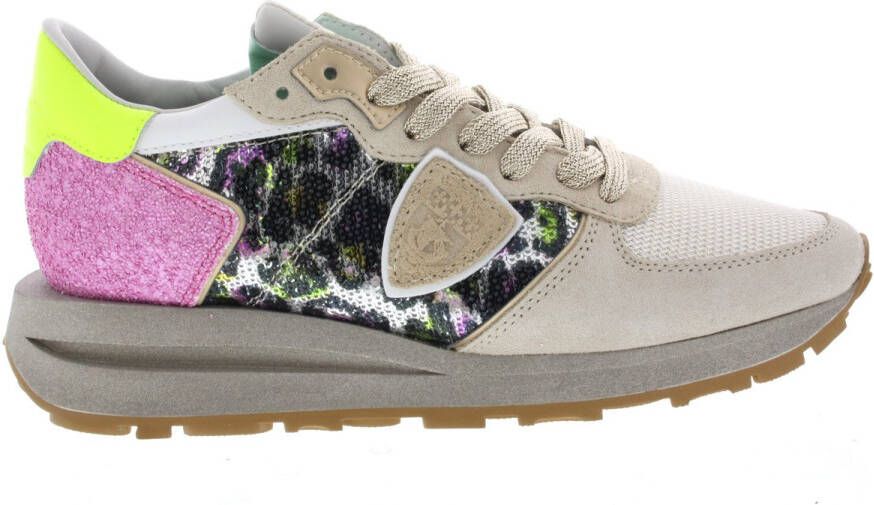PHILIPPE MODEL Lage Sneakers Dames Tropez Haute Low Woman Maat: 41 Materiaal: Suède