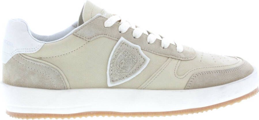 Philippe Model Heren Sneakers Nice Low Man Wx15 Sable Beige