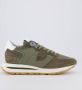 PHILIPPE MODEL Lage Sneakers Dames Tropez Haute Low Maat: 45 Materiaal: Suède Kleur: Groen - Thumbnail 4