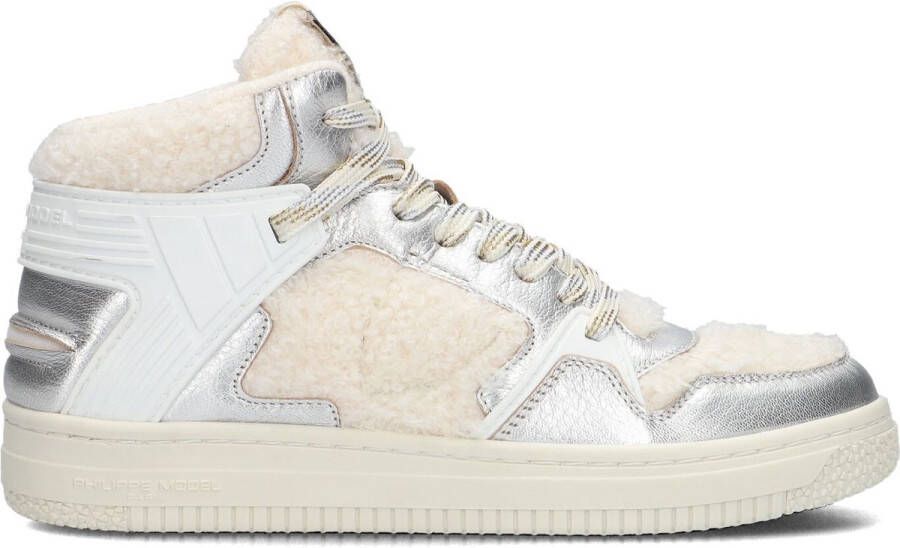 PHILIPPE MODEL Hoge Sneakers Dames La Grande Mid Woman Maat: 41 Materiaal: Leer Kleur: Wit
