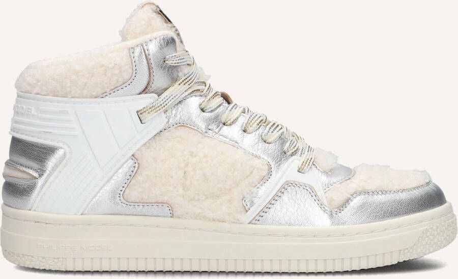 PHILIPPE MODEL Hoge Sneakers Dames La Grande Mid Woman Maat: 41 Materiaal: Leer Kleur: Wit