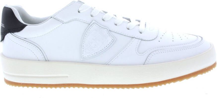 PHILIPPE MODEL Lage Sneakers Nice Low Maat: 40 Materiaal: Leer Kleur: Wit