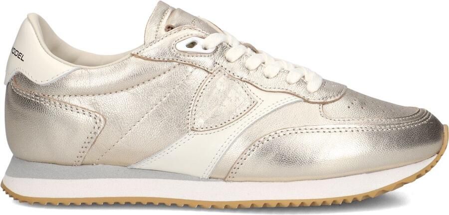 PHILIPPE MODEL Lage Sneakers Dames Blville Low Woman Maat: 42 Materiaal: Leer Kleur: Goudkleurig
