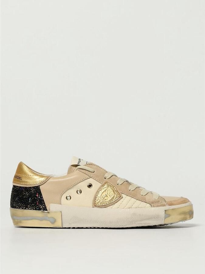 Philippe Model Leather Sneakers Wo Beige