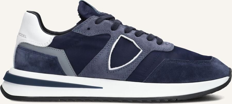 PHILIPPE MODEL Lage Sneakers Heren Tropez 2.1 Low Man Maat: 41 Materiaal: Textiel Kleur: Blauw