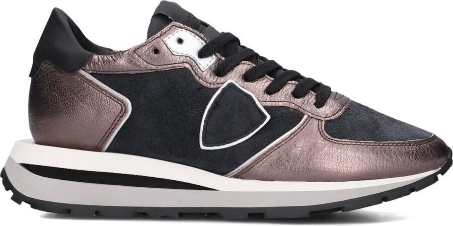 PHILIPPE MODEL Lage Sneakers Dames Tropez Haute Low Maat: 39 Materiaal: Leer Kleur: Brons - Foto 2