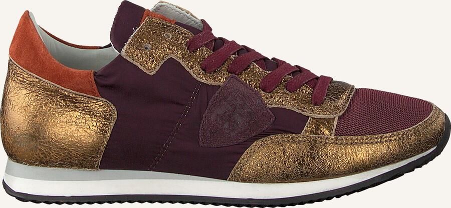 Philippe Model Tropez L Junior Sneakers Meisjes Leren Sneaker Rood