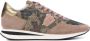 Philippe Model Sneakers Dames Lage sneakers Damesschoenen Canvas TRPX camo Glitter Oud roze - Thumbnail 1