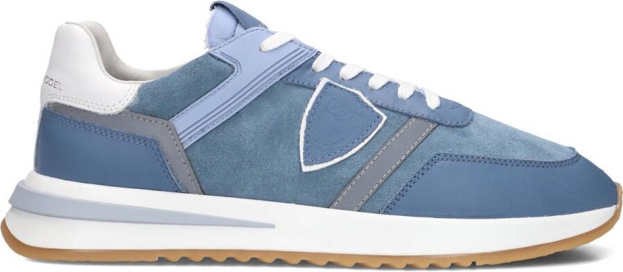 PHILIPPE MODEL Lage Sneakers Heren Tropez 2.1 Low Man Maat: 44 Materiaal: Suède Kleur: Blauw