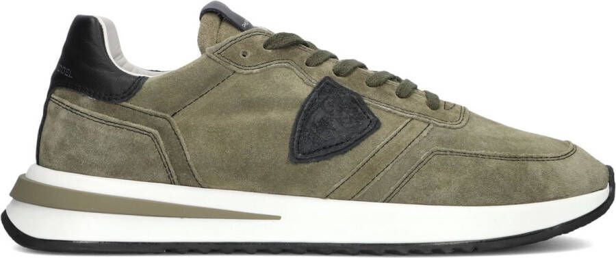 PHILIPPE MODEL Lage Sneakers Heren Tropez 2.1 Low Man Maat: 44 Materiaal: Suède Kleur: Groen