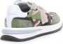 Philippe Model Tropez 2.1 Camouflage Militaire Rose Sneakers Groen Dames - Thumbnail 1