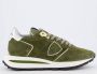 Philippe Model Vintage-geïnspireerde Tropez Haute sneakers Green Dames - Thumbnail 1