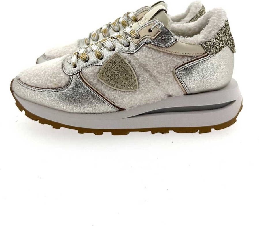 Philippe Model Low-Top Sneakers Tropez Haute Low Woman in zilver