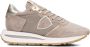 PHILIPPE MODEL Lage Sneakers Dames Tropez Haute Low Maat: 41 Materiaal: Suède Kleur: Beige - Thumbnail 1