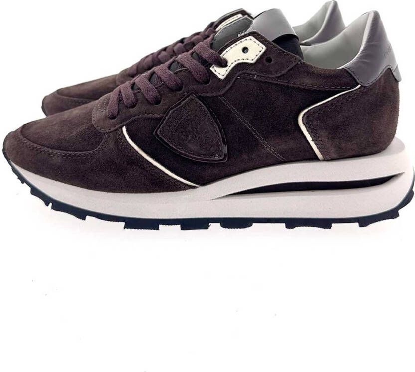 Philippe Model Tropz Haute Low sneaker bruin