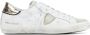 Philippe Model Vintage Leren Sneakers met Geborduurd Zig-Zag Badge White Dames - Thumbnail 1