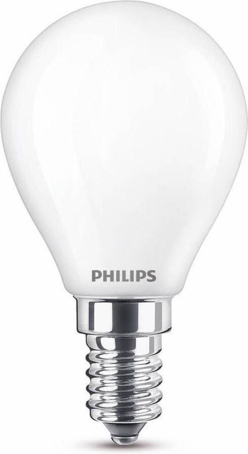 Philips lighting 77076100 LED-lamp Energielabel D (A G) E14 4.5 W 40 W Warmwit (Ø x l) 45 mm x 45 mm 1 stuk(s)