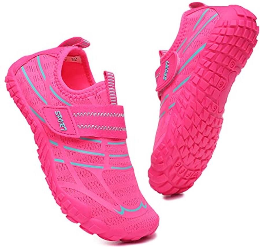 PiDaGlobal Waterschoenen voor kinderen strandschoenen voor en zwemschoenen badschoenen sneldrogende aquaschoenen licht antislip blote voeten-sportschoenen